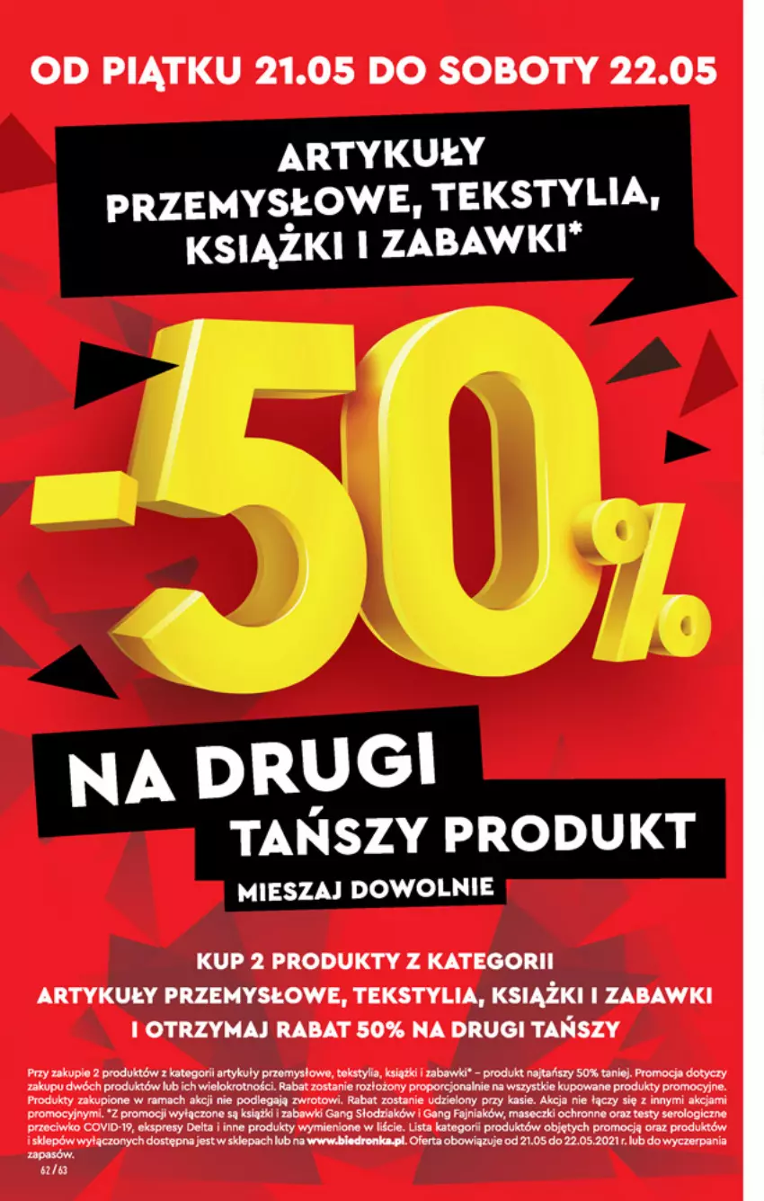 Gazetka promocyjna Biedronka - W tym tygodniu - ważna 20.05 do 26.05.2021 - strona 62 - produkty: Dron, Fa, Por, Rama, Ser