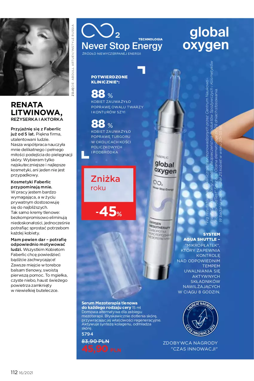 Gazetka promocyjna Faberlic - Gazetka - ważna 01.11 do 21.11.2021 - strona 112 - produkty: Fa, JBL, Kolagen, Mop, Orka, Piec, Rum, Ser, Serum, Tera, Urgo, Wino