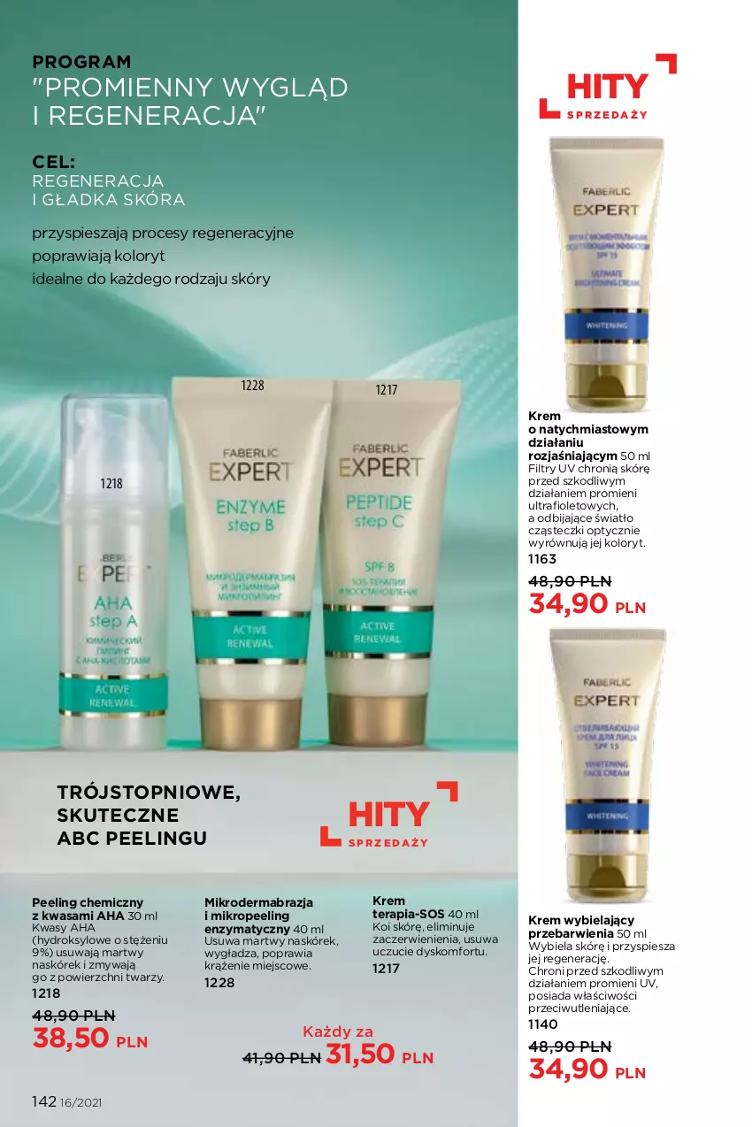 Gazetka promocyjna Faberlic - Gazetka - ważna 01.11 do 21.11.2021 - strona 142 - produkty: Gra, Peeling, Sos, Tera, Top, Wasa