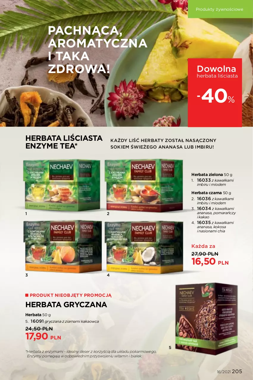 Gazetka promocyjna Faberlic - Gazetka - ważna 01.11 do 21.11.2021 - strona 205 - produkty: Ananas, Chia, Deser, Gry, Herbata, Herbata czarna, Imbir, Kakao, Kawa, Kokos, Ser, Sok