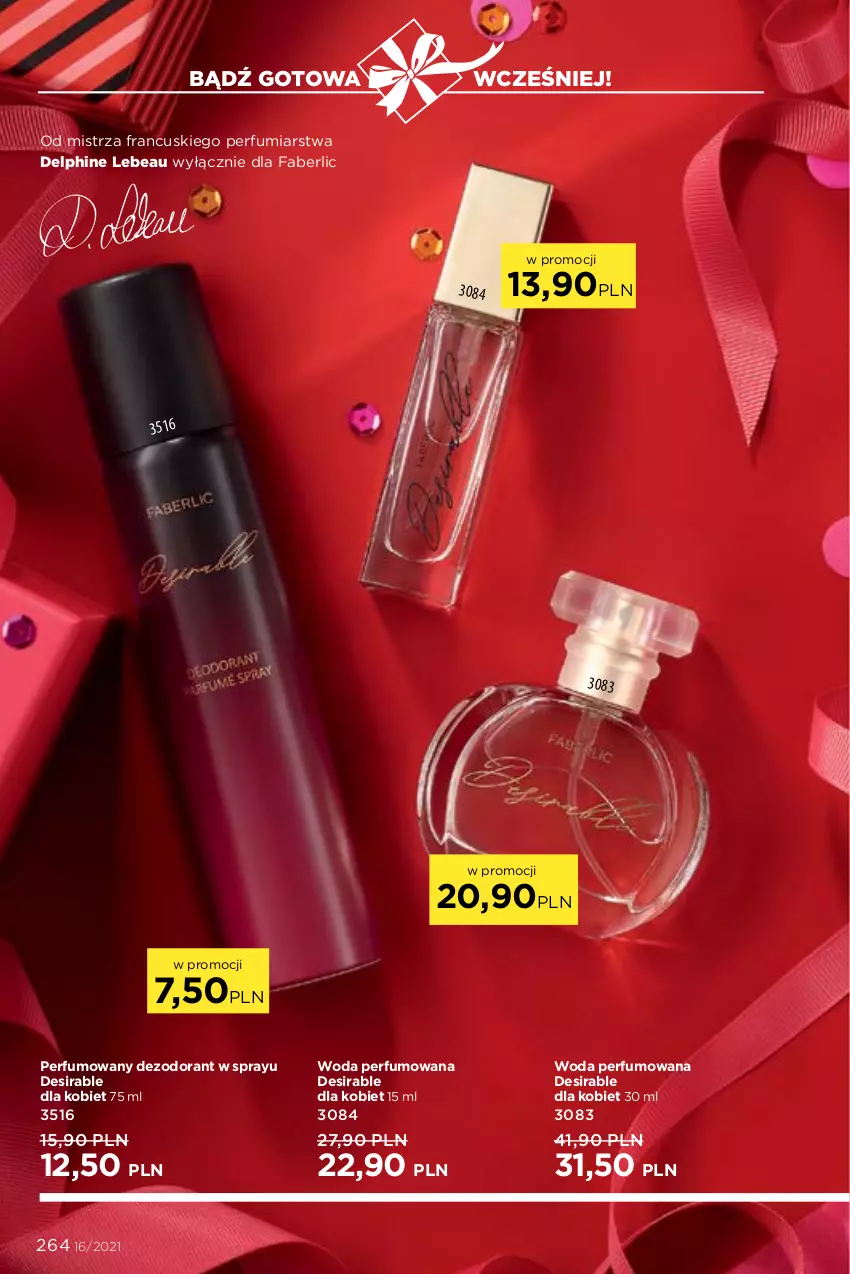 Gazetka promocyjna Faberlic - Gazetka - ważna 01.11 do 21.11.2021 - strona 264 - produkty: Dezodorant, Fa, Perfum, Woda, Woda perfumowana