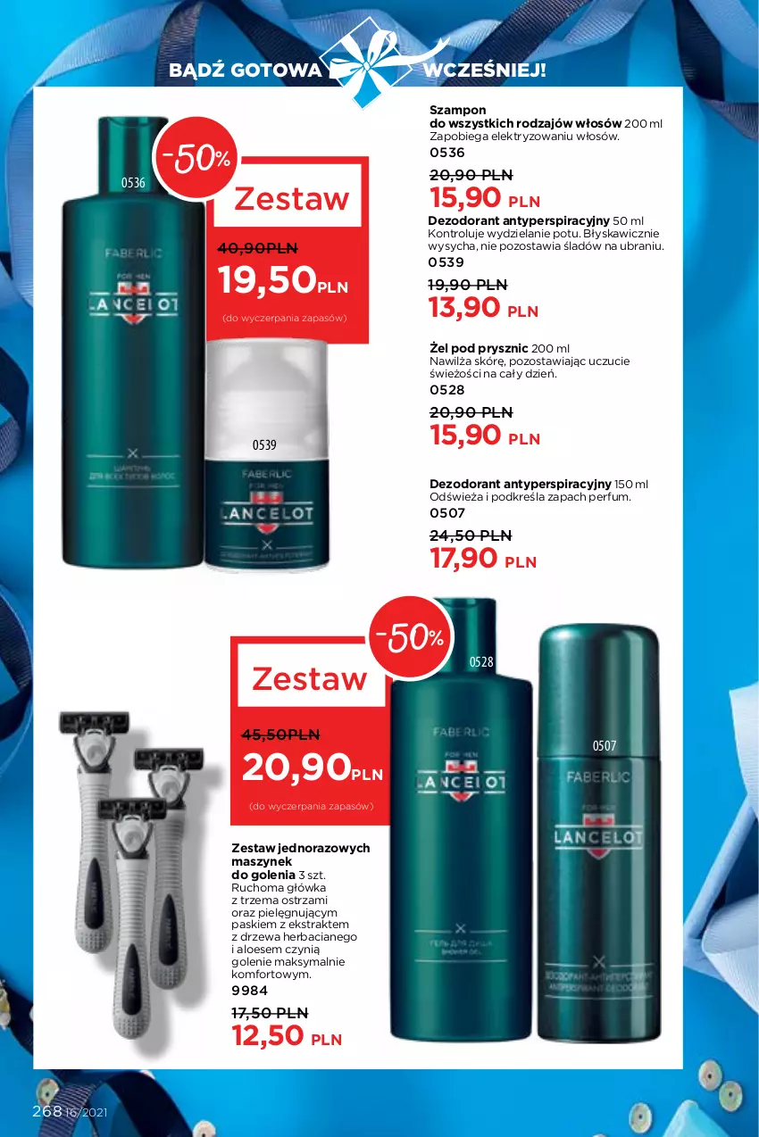 Gazetka promocyjna Faberlic - Gazetka - ważna 01.11 do 21.11.2021 - strona 268 - produkty: Dezodorant, Perfum, Szampon