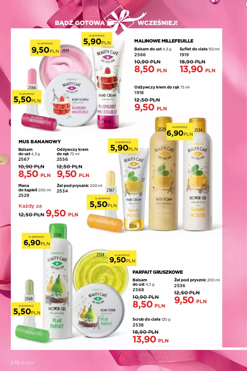 Gazetka promocyjna Faberlic - Gazetka - ważna 01.11 do 21.11.2021 - strona 276 - produkty: Balsam do ust, Fa, Krem do rąk, Mus