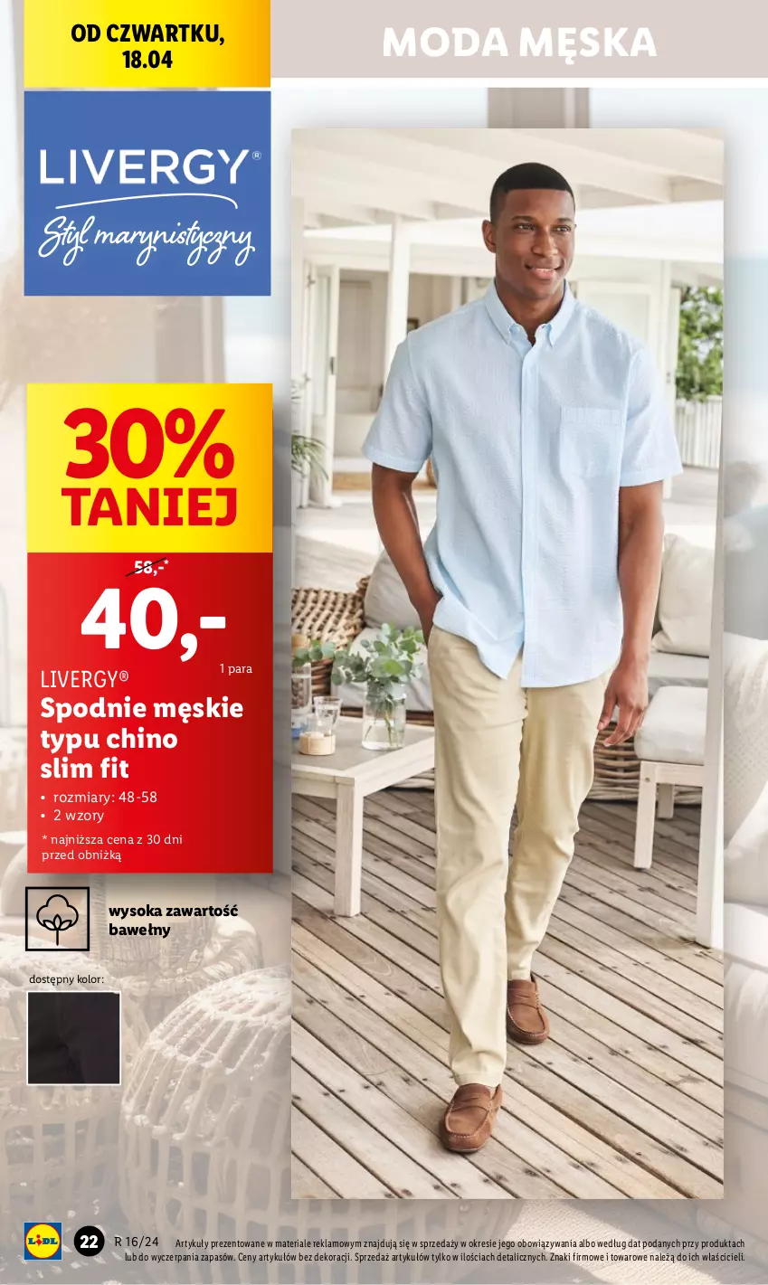 Gazetka promocyjna Lidl - GAZETKA - ważna 15.04 do 20.04.2024 - strona 24 - produkty: Dada, Moda, Sok, Spodnie