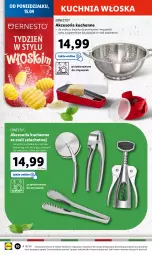 Gazetka promocyjna Lidl - GAZETKA - Gazetka - ważna od 20.04 do 20.04.2024 - strona 12 - produkty: Makaron, Praska, Koc, Durszlak, Kuchnia, Pojemnik, Tarka, Szczypce, Korkociąg