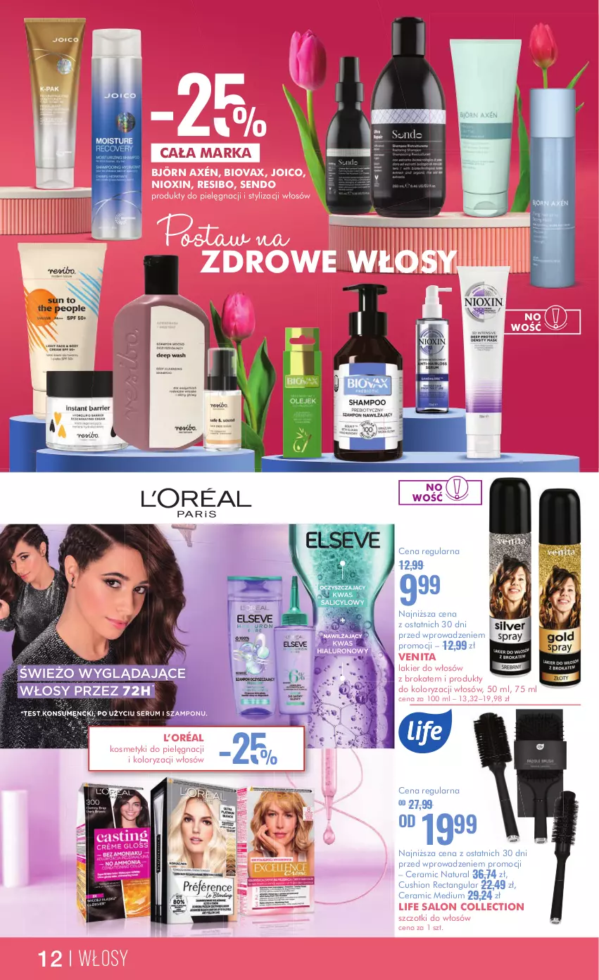 Gazetka promocyjna Super Pharm - Gazetka - ważna 15.05 do 28.05.2024 - strona 12 - produkty: Biovax, Kosmetyki do pielęgnacji, L’Oréal, Lakier, Lakier do włosów