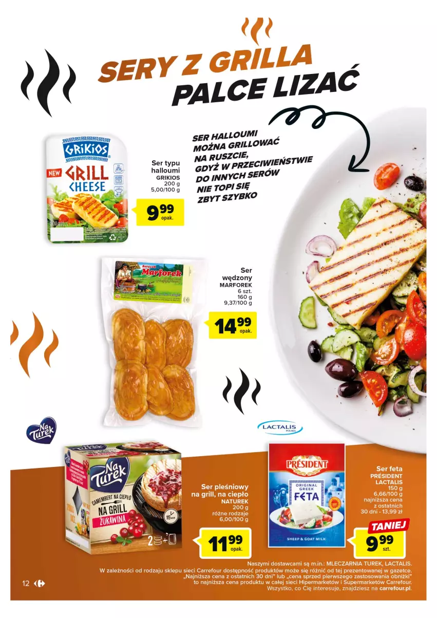 Gazetka promocyjna Carrefour - Gazetka Odpalamy sezon na grilla - ważna 25.04 do 06.05.2023 - strona 12 - produkty: Gin, Grill, Salami, Ser, Top