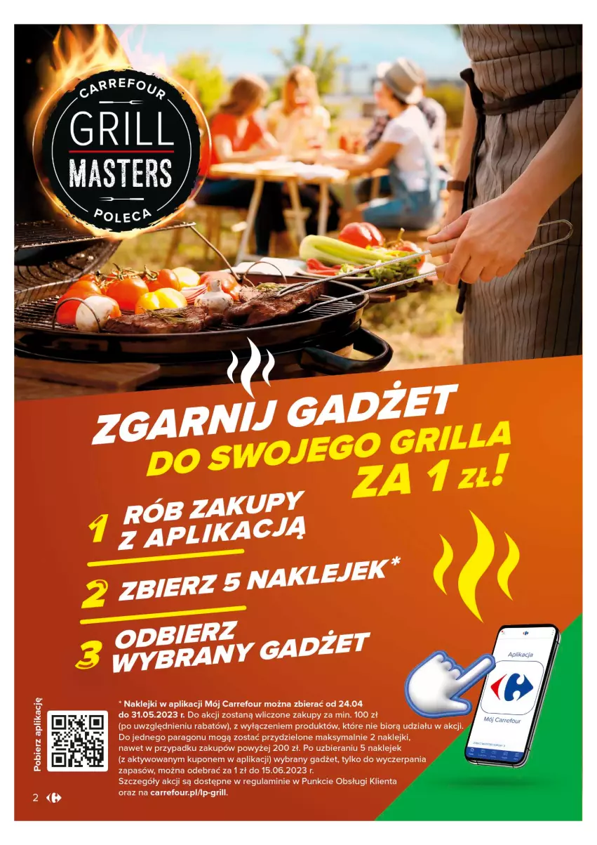 Gazetka promocyjna Carrefour - Gazetka Odpalamy sezon na grilla - ważna 25.04 do 06.05.2023 - strona 2