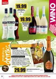 Gazetka promocyjna Topaz - Gazetka - Gazetka - ważna od 30.06 do 30.06.2024 - strona 8 - produkty: Sok, Mus, Martini, Cytryny, Ananas, Wino musujące, Plasterki, Syrop, Prosecco, Wino