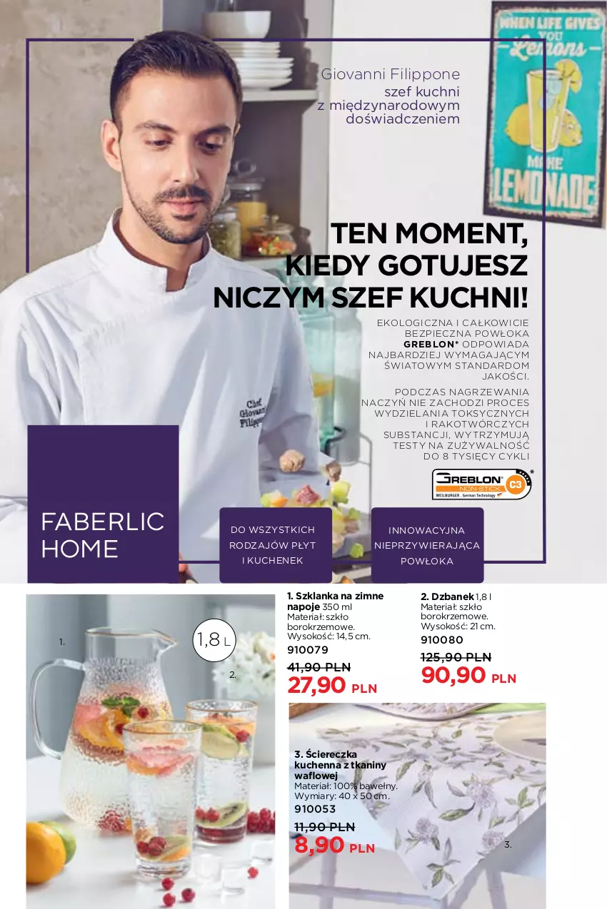 Gazetka promocyjna Faberlic - Gazetka - ważna 03.05 do 23.05.2021 - strona 228 - produkty: Dzbanek, Napoje, Piec, Sok, Szklanka