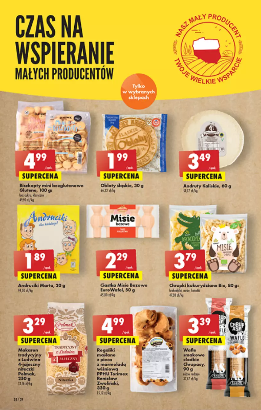 Gazetka promocyjna Biedronka - ważna 09.06 do 15.06.2022 - strona 38 - produkty: Biszkopty, Chrupki, Ciastka, Fa, Palma