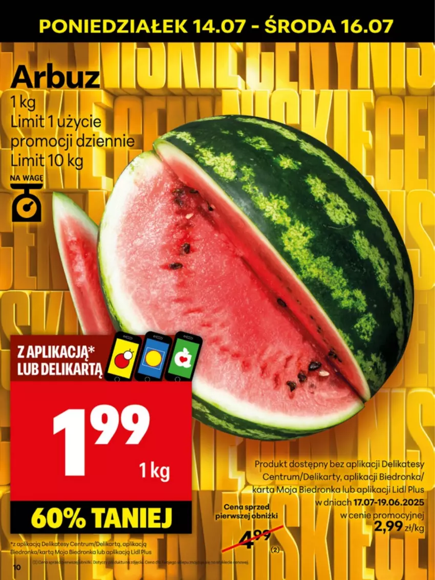 Gazetka promocyjna Delikatesy Centrum - Franczyza DC29 Poniedziałek - ważna 14.07 do 20.07.2025 - strona 10