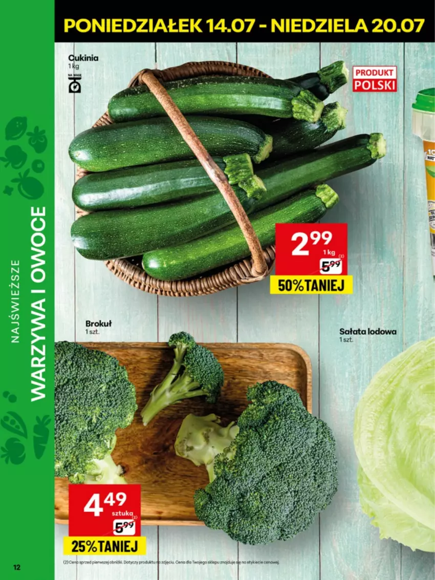 Gazetka promocyjna Delikatesy Centrum - Franczyza DC29 Poniedziałek - ważna 14.07 do 20.07.2025 - strona 12 - produkty: Sałat, Sałata lodowa