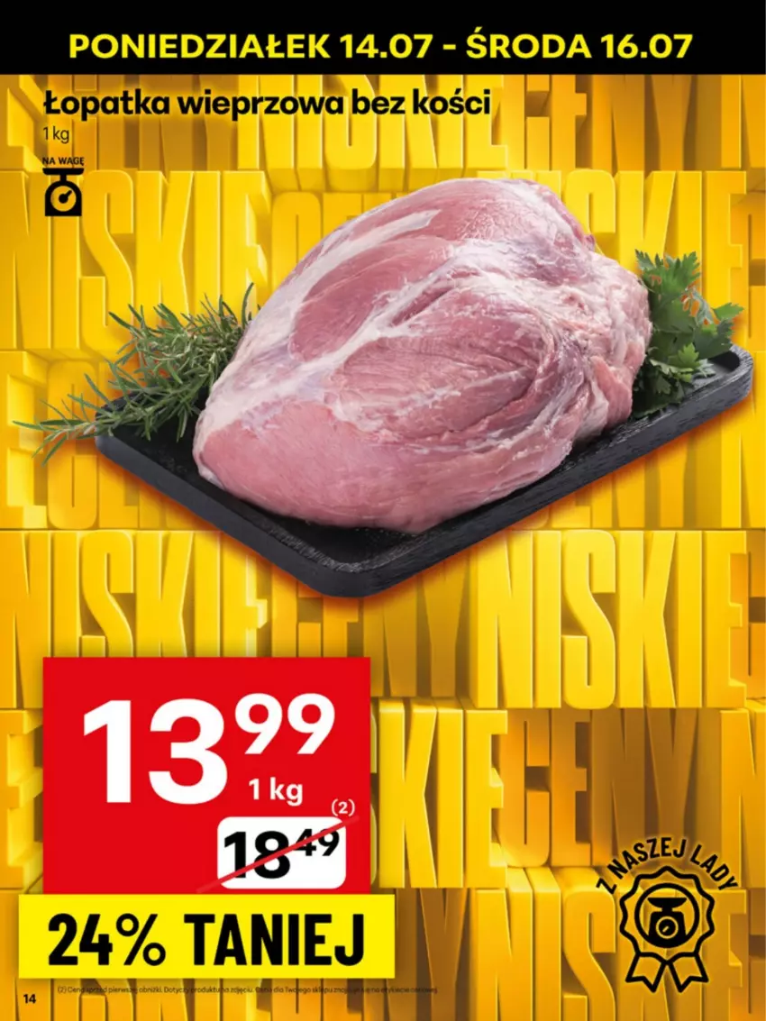 Gazetka promocyjna Delikatesy Centrum - Franczyza DC29 Poniedziałek - ważna 14.07 do 20.07.2025 - strona 14