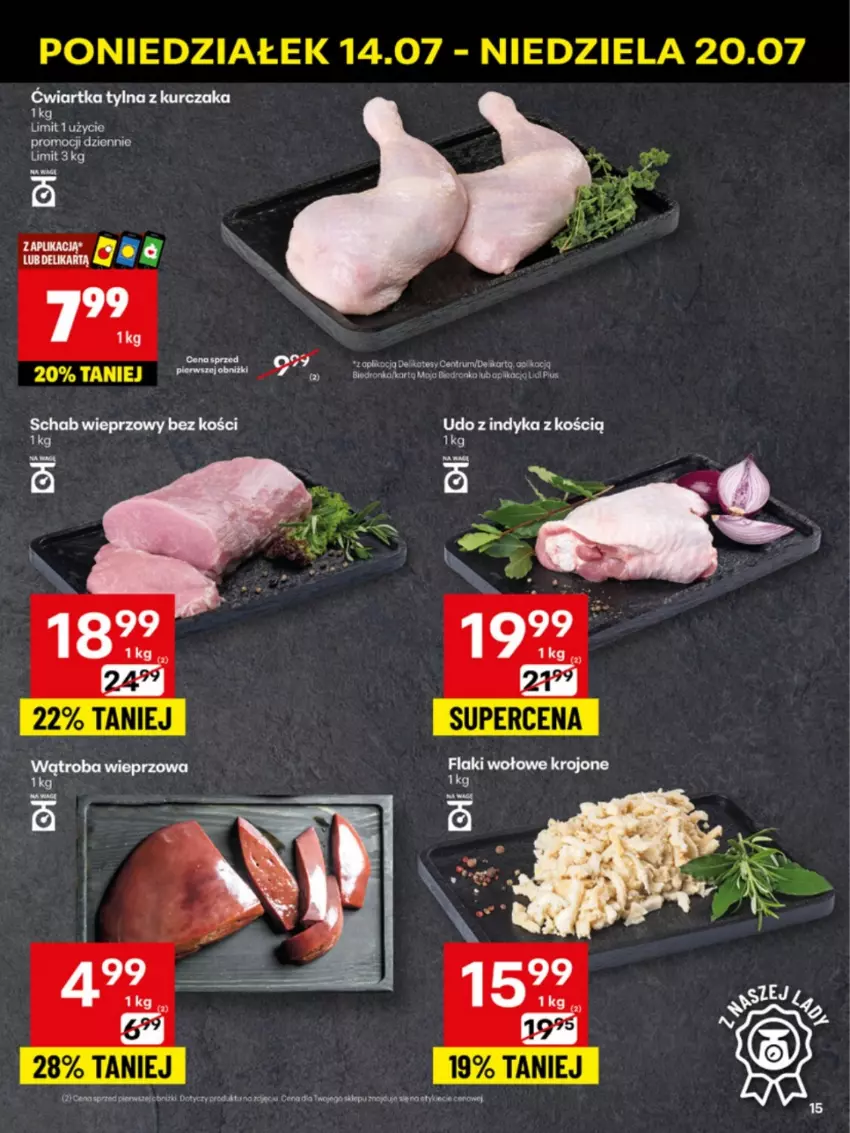 Gazetka promocyjna Delikatesy Centrum - Franczyza DC29 Poniedziałek - ważna 14.07 do 20.07.2025 - strona 15 - produkty: Koc, Kurczak, LG, Rum