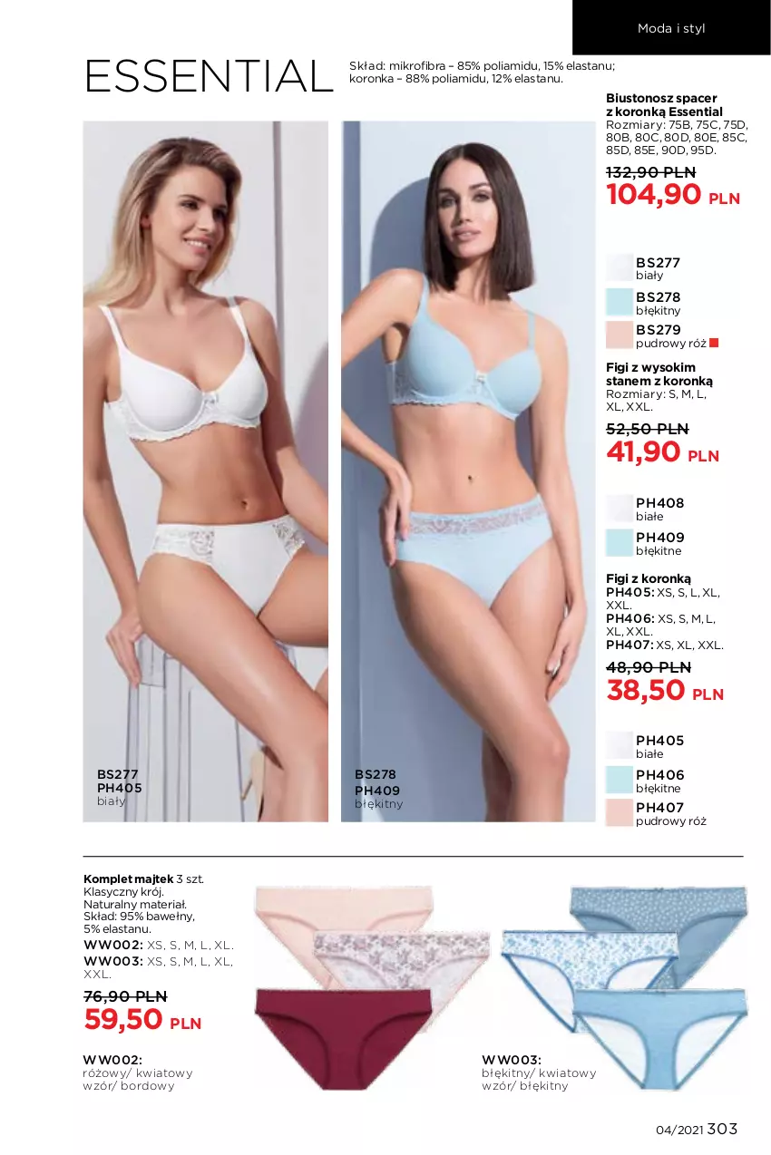 Gazetka promocyjna Faberlic - Gazetka - ważna 08.03 do 28.03.2021 - strona 303 - produkty: Acer, Biustonosz, Figi, Moda, Sok