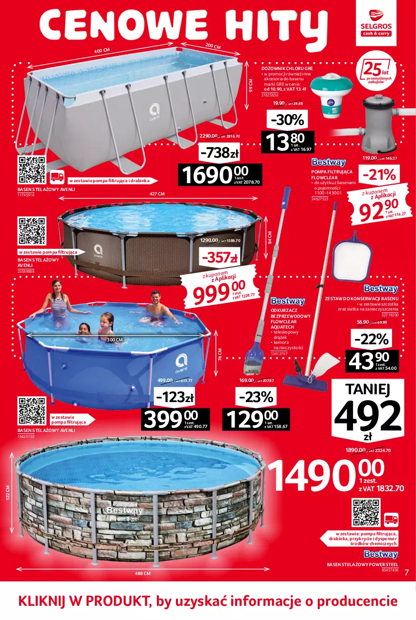 Gazetka promocyjna Selgros - Oferta przemysłowa - ważna 02.06 do 14.06.2022 - strona 7 - produkty: Dozownik, Inka, Odkurzacz, Odkurzacz bezprzewodowy, Ser, Siatka, Szczotka, Teleskop