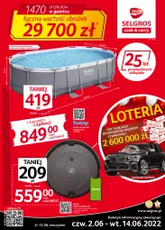 Gazetka promocyjna Selgros - Oferta przemysłowa - Gazetka - ważna od 14.06 do 14.06.2022 - strona 1 - produkty: Gra, Samochód, Fortuna, Robot, IRobot, Roomba, Dozownik, LG