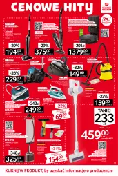 Gazetka promocyjna Selgros - Oferta przemysłowa - Gazetka - ważna od 14.06 do 14.06.2022 - strona 15 - produkty: Odkurzacz, Top, Rum, Mop, Mop parowy, Robot, IRobot, Generator pary, Roomba, Parownica, Dywan