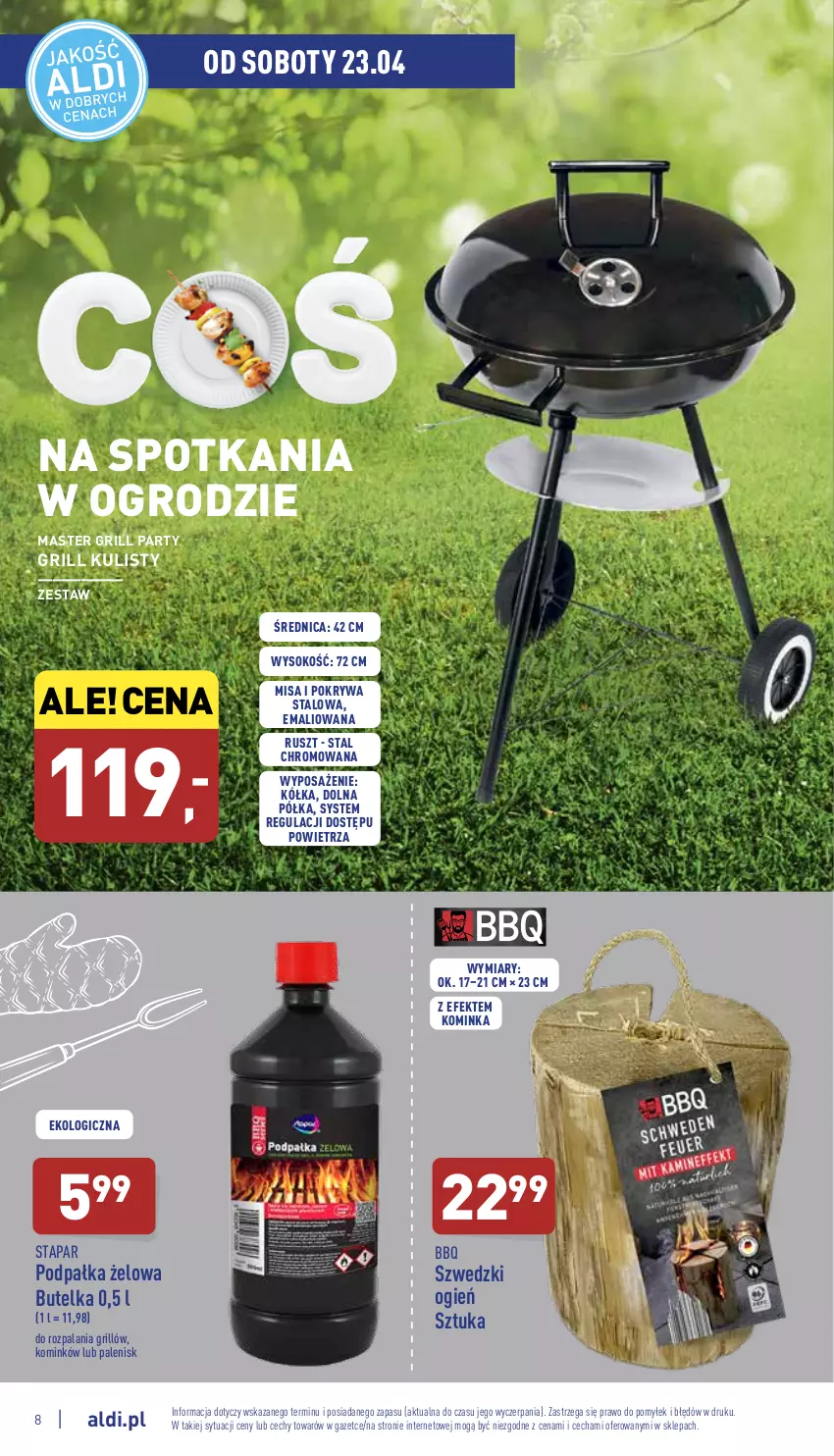 Gazetka promocyjna Aldi - Katalog Moda i Dom - ważna 20.04 do 23.04.2022 - strona 8 - produkty: Grill, Inka, Pokrywa, Półka, Sok