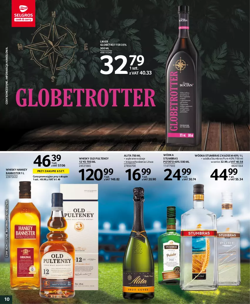 Gazetka promocyjna Selgros - Katalog Mistrzostwa Świata - ważna 03.11 do 16.11.2022 - strona 10 - produkty: Likier, Pur, Whisky, Wódka