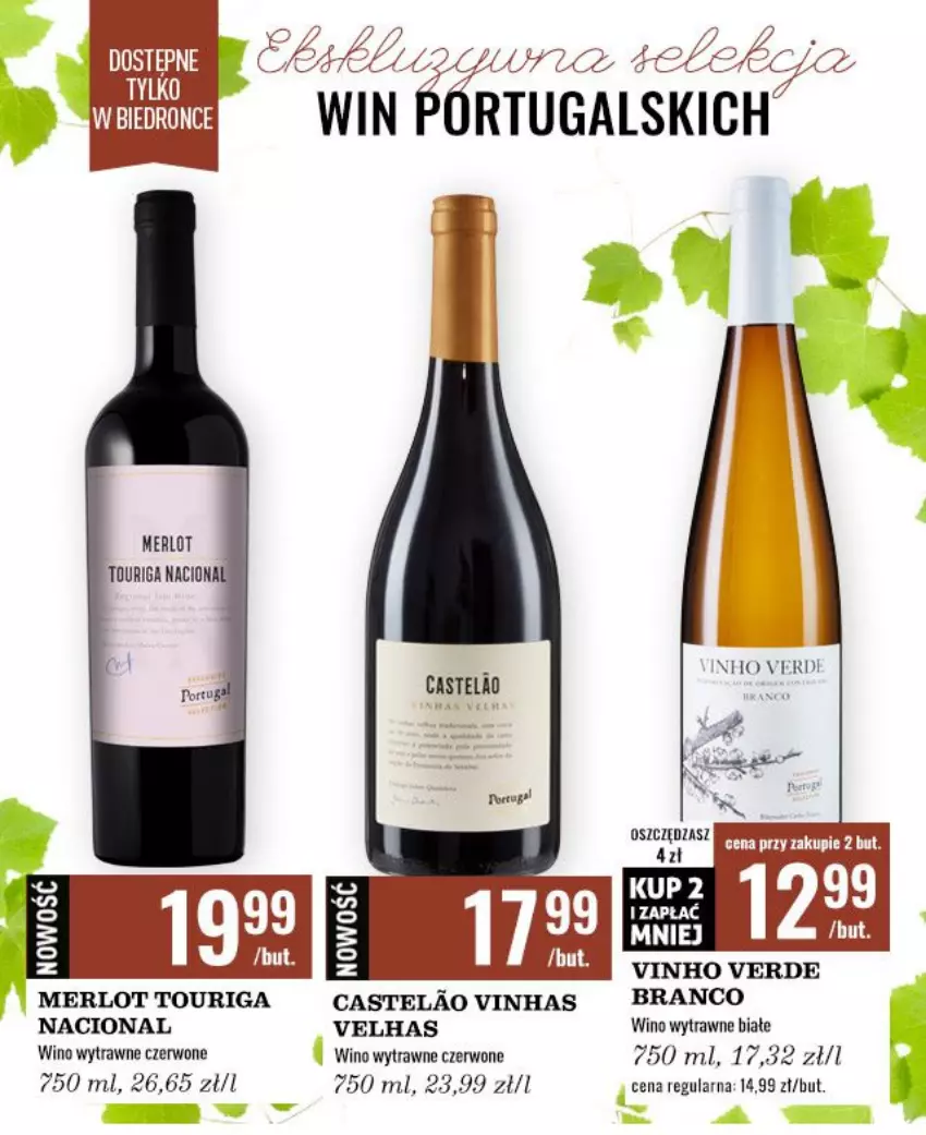 Gazetka promocyjna Biedronka - Czas na Toast - ważna 10.01 do 22.01.2022 - strona 2 - produkty: Merlot, Por, Wino