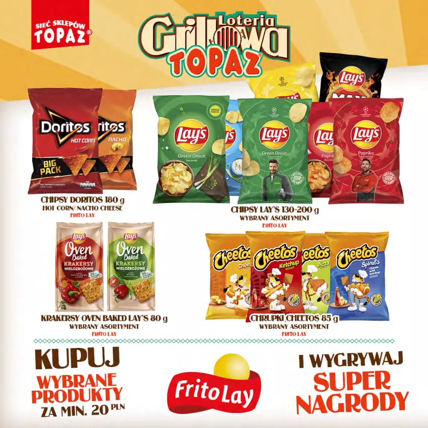 Gazetka promocyjna Topaz - Gazetka - ważna 15.04 do 09.06.2024 - strona 44 - produkty: Chipsy, Gry, Krakersy