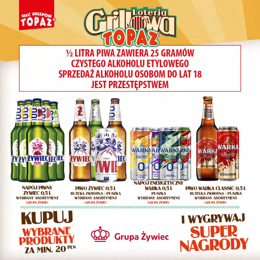 Gazetka promocyjna Topaz - Gazetka - ważna 15.04 do 09.06.2024 - strona 50 - produkty: Gra, Gry, Piwa, Piwo, Warka