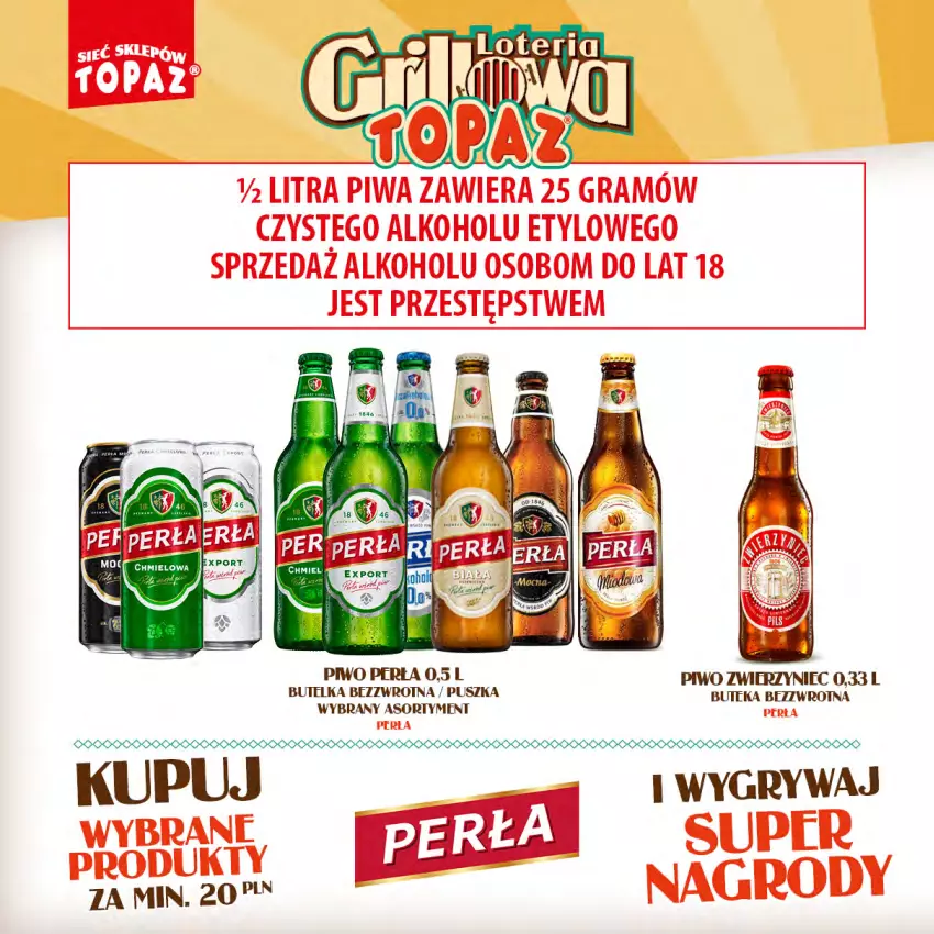 Gazetka promocyjna Topaz - Gazetka - ważna 15.04 do 09.06.2024 - strona 52 - produkty: Gra, Gry, Perła, Piwa, Piwo