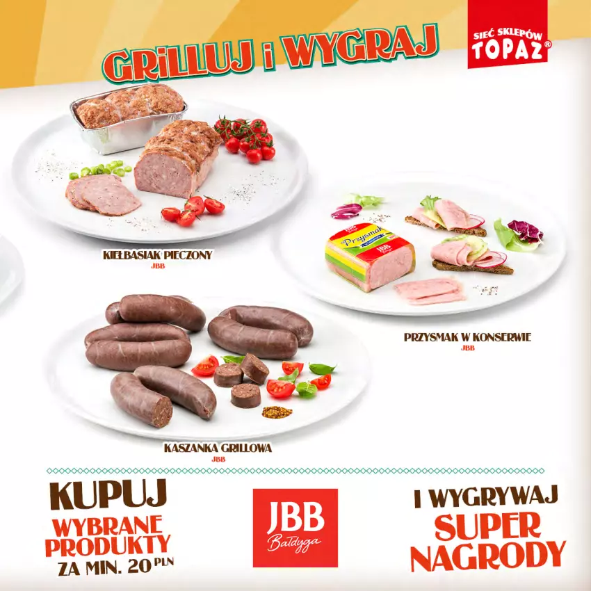 Gazetka promocyjna Topaz - Gazetka - ważna 15.04 do 09.06.2024 - strona 7 - produkty: Grill, Gry, Kasza, Kaszanka