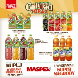 Gazetka promocyjna Topaz - Gazetka - Gazetka - ważna od 09.06 do 09.06.2024 - strona 34 - produkty: Por, Dada, Tymbark, Napój, Nestea