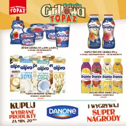 Gazetka promocyjna Topaz - Gazetka - Gazetka - ważna od 09.06 do 09.06.2024 - strona 8 - produkty: Ser, Gry, Gra, Danone, Tropical, Jogurt, Napój roślinny, Napój mleczny, Danio, Deser, Mango, Napój, Jogurt pitny