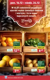 Gazetka promocyjna Aldi - Farmer ALDIK poleca świeże owoce i warzywa - Gazetka - ważna od 24.12 do 24.12.2024 - strona 6 - produkty: Piec, Ziemniaki, Pomarańcze, Frytki, Melon, Szpinak