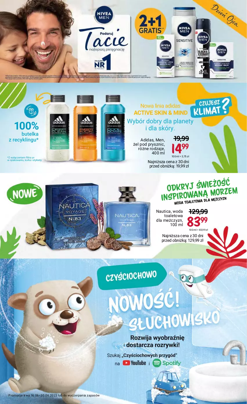 Gazetka promocyjna Rossmann - 16 czerwca - ważna 16.06 do 30.06.2023 - strona 12 - produkty: Adidas, Woda, Woda toaletowa