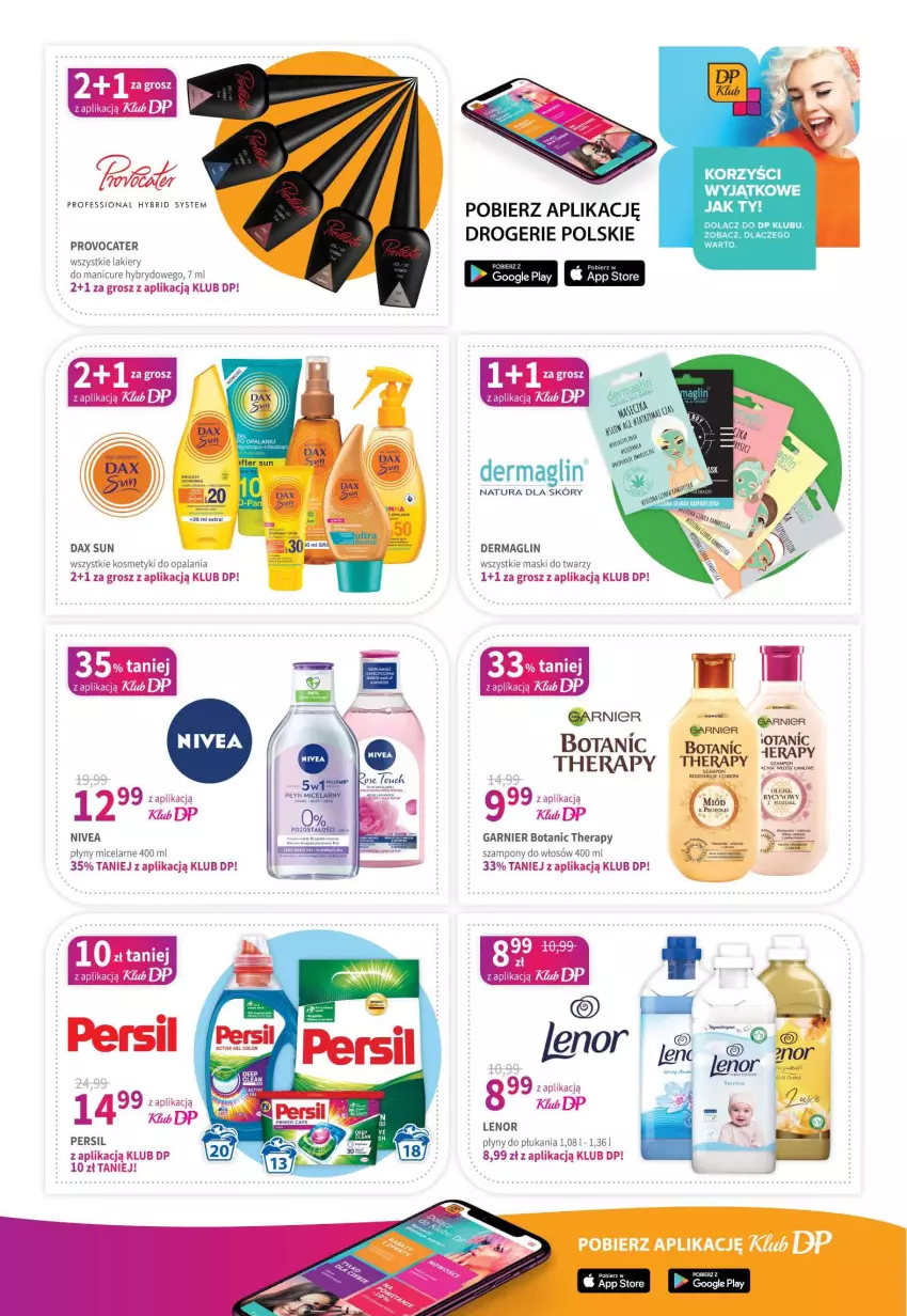 Gazetka promocyjna Drogerie Polskie - Gazetka - ważna 01.07 do 31.07.2022 - strona 3 - produkty: DAX, Garnier, Lakier, Lenor, Nivea, Olej, Orka, Persil, Szampon