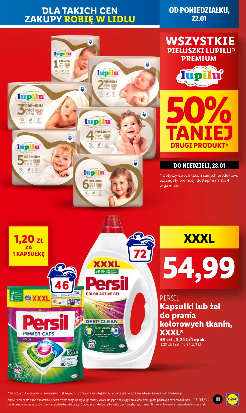 Gazetka promocyjna Lidl - GAZETKA - ważna 22.01 do 24.01.2024 - strona 11 - produkty: Persil