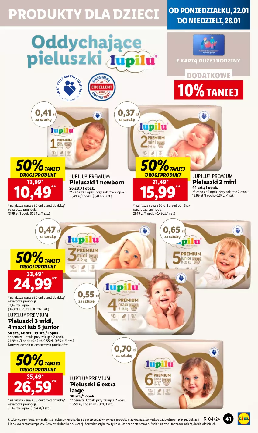 Gazetka promocyjna Lidl - GAZETKA - ważna 22.01 do 24.01.2024 - strona 43 - produkty: Dzieci