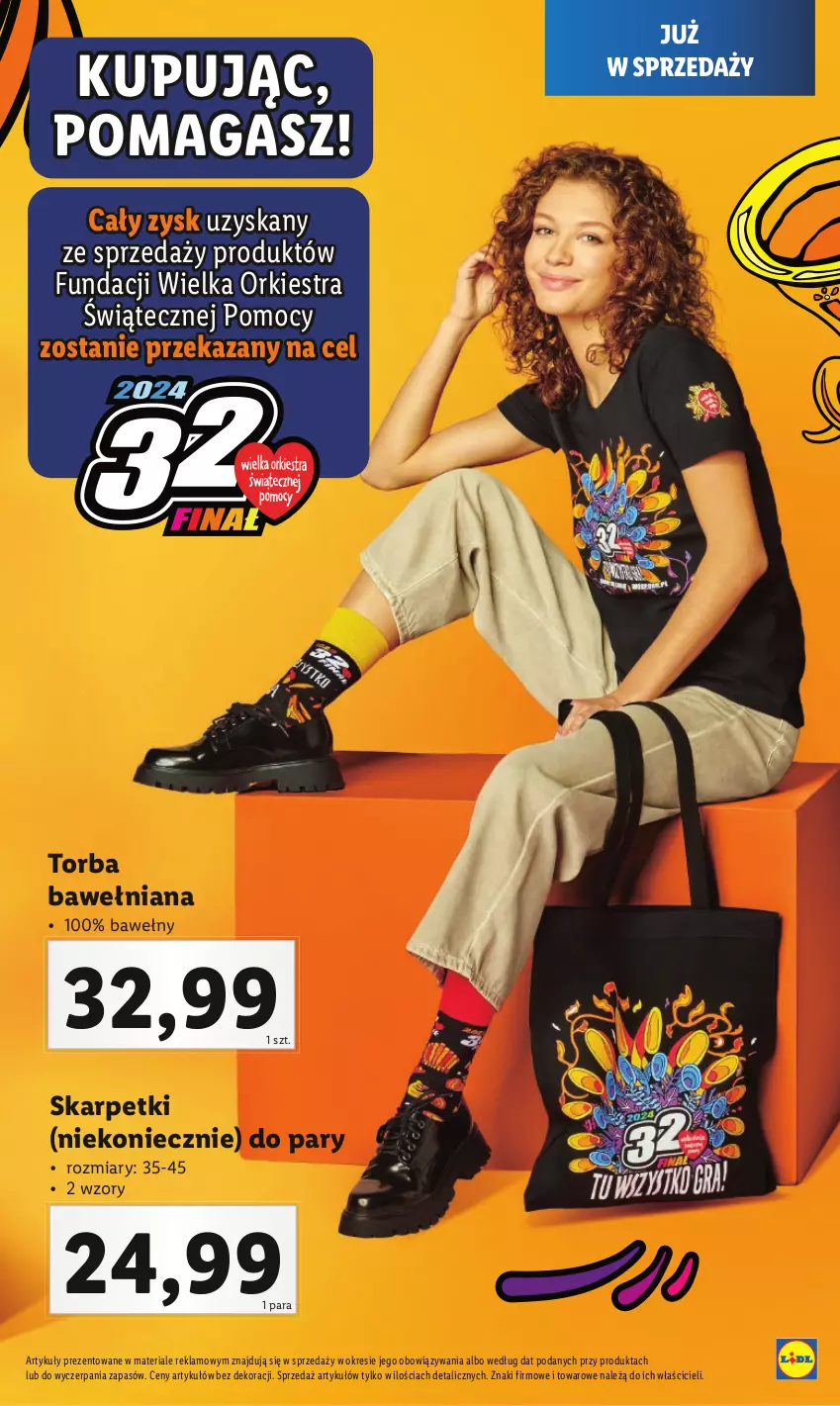 Gazetka promocyjna Lidl - GAZETKA - ważna 22.01 do 24.01.2024 - strona 51 - produkty: Karp, Skarpetki, Torba