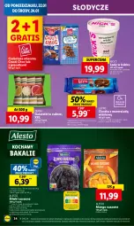 Gazetka promocyjna Lidl - GAZETKA - Gazetka - ważna od 24.01 do 24.01.2024 - strona 36 - produkty: Ciastka, Koc, Gra, Rust, Mango suszone, Wazon, Lody, Czekolada mleczna, Czekolada, Mola, Galaretki, Gala, Mango, Olej