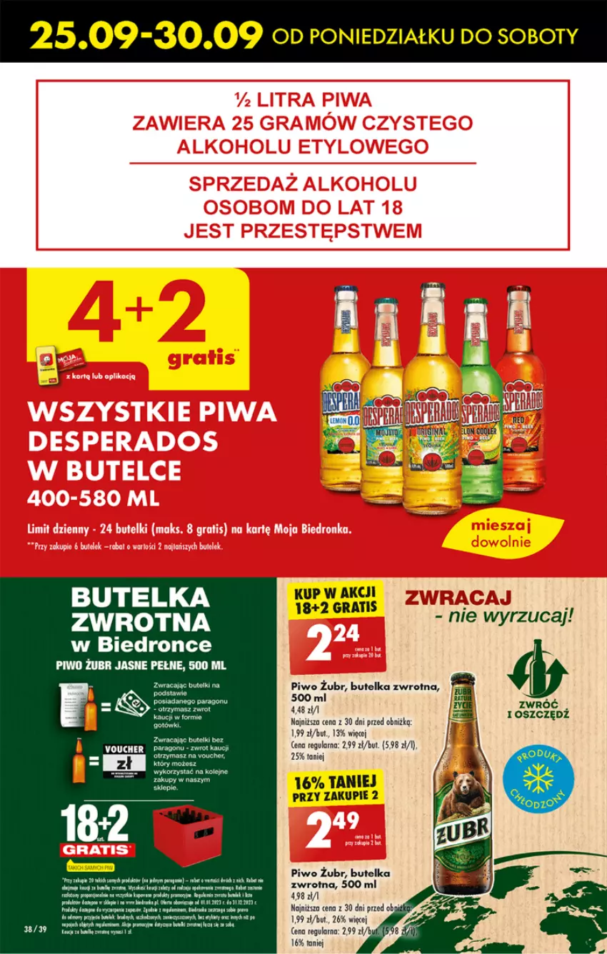 Gazetka promocyjna Biedronka - Od poniedzialku - ważna 25.09 do 30.09.2023 - strona 41 - produkty: Dron, LG, Piwo