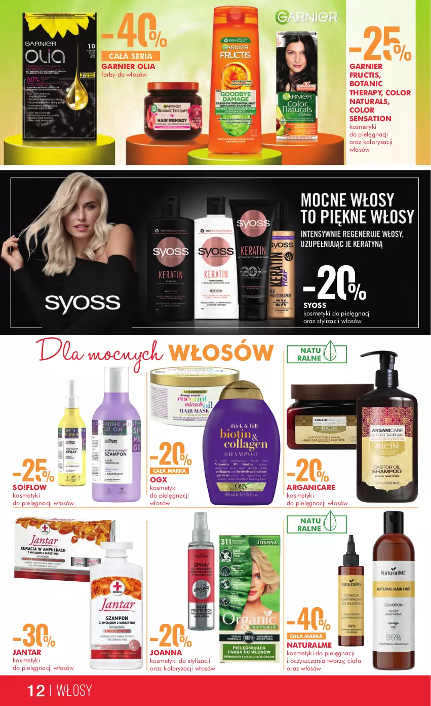 Gazetka promocyjna Super Pharm - Gazetka - ważna 29.02 do 13.03.2024 - strona 12 - produkty: Arganicare, Fa, Fructis, Garnier, Joanna, Kosmetyki do pielęgnacji, Sati, Ser, Syoss