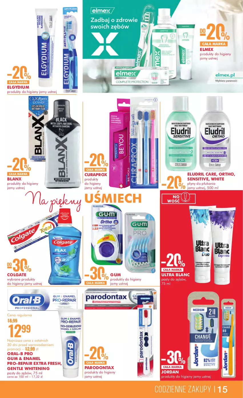 Gazetka promocyjna Super Pharm - Gazetka - ważna 29.02 do 13.03.2024 - strona 15 - produkty: Colgate, Curaprox, Elgydium, Elmex, LG, Parodontax