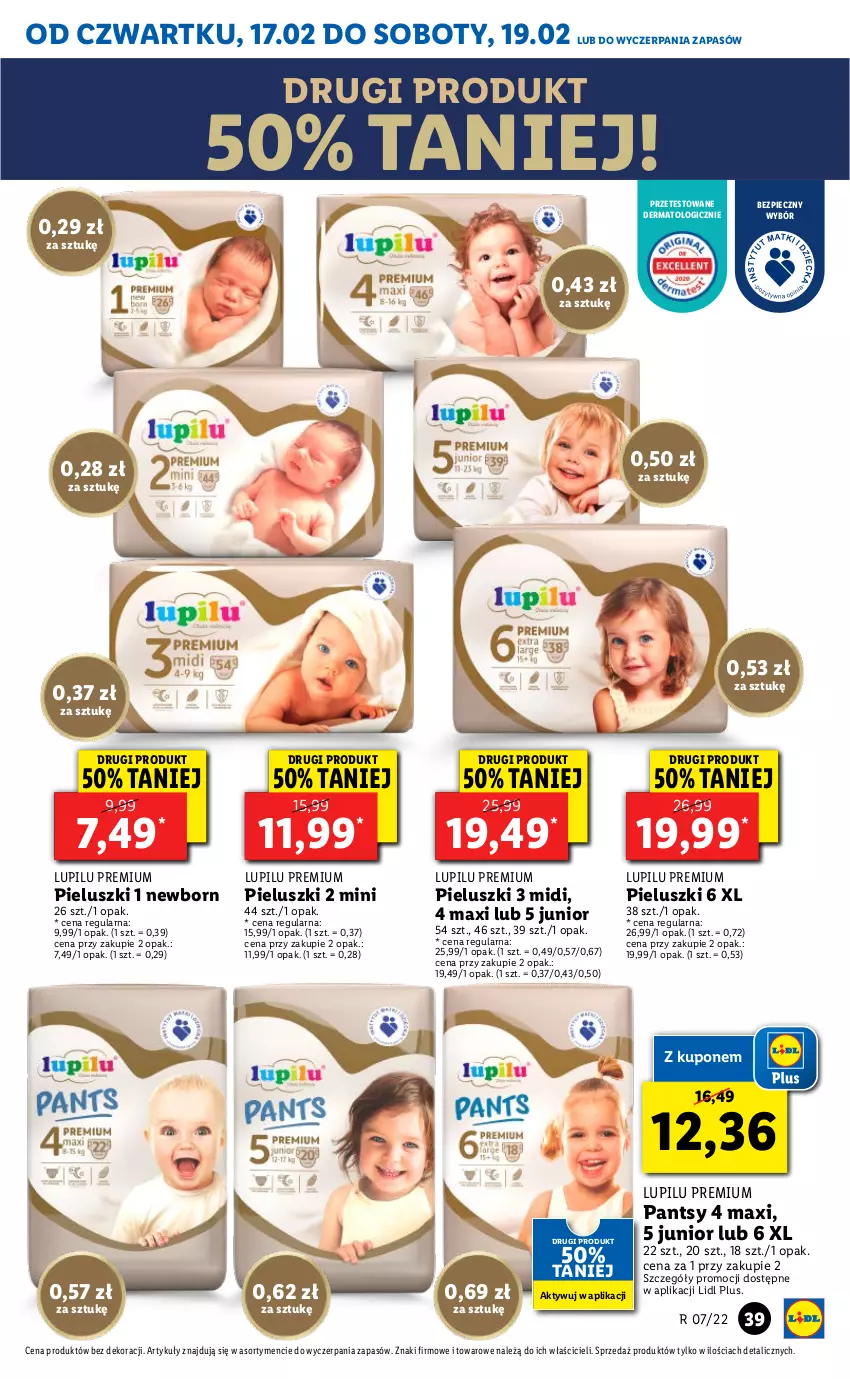 Gazetka promocyjna Lidl - GAZETKA - ważna 17.02 do 19.02.2022 - strona 39 - produkty: Piec