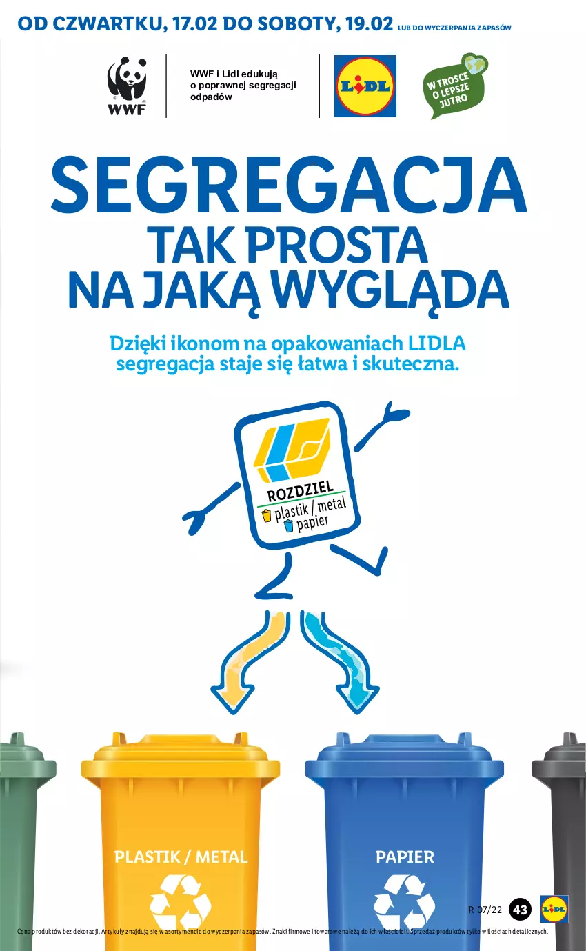 Gazetka promocyjna Lidl - GAZETKA - ważna 17.02 do 19.02.2022 - strona 43 - produkty: Papier