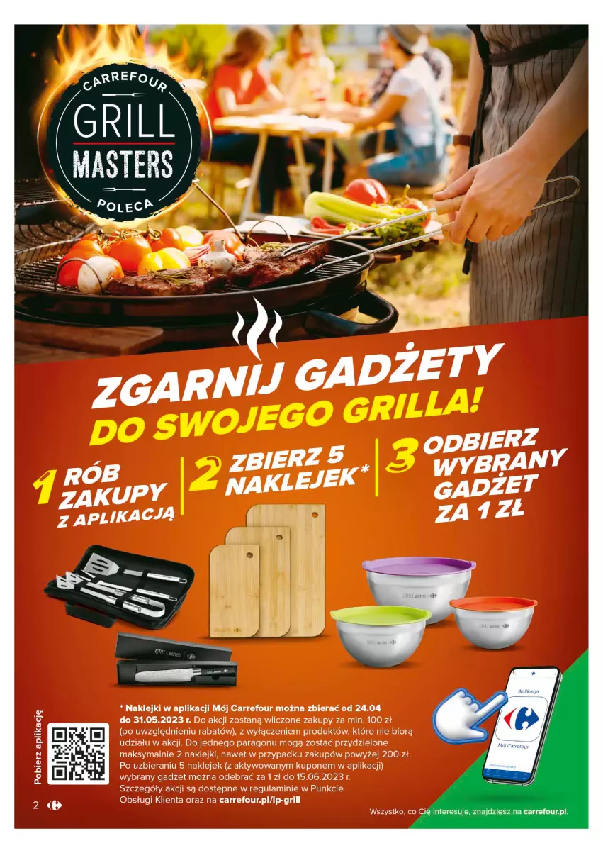 Gazetka promocyjna Carrefour - Gazetka Market - ważna 24.04 do 06.05.2023 - strona 2 - produkty: Grill