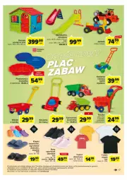 Gazetka promocyjna Carrefour - Gazetka Market - Gazetka - ważna od 06.05 do 06.05.2023 - strona 17 - produkty: Klapki, Por, Mus, Gra, Samochód, Buty, Wywrotka, T-shirt, Sport, Wózek, Dzieci, Kosiarka