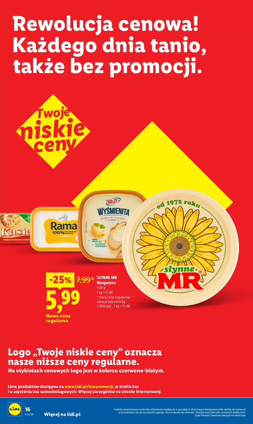 Gazetka promocyjna Lidl - Gazetka ważna od 13.04 do 15.04 - ważna 13.04 do 15.04.2026 - strona 16 - produkty: Margaryna, Słynne