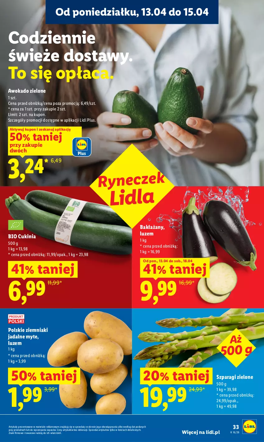 Gazetka promocyjna Lidl - Gazetka ważna od 13.04 do 15.04 - ważna 13.04 do 15.04.2026 - strona 33 - produkty: Ziemniaki