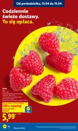 Gazetka promocyjna Lidl - Gazetka ważna od 13.04 do 15.04 - Gazetka - ważna od 15.04 do 15.04.2026 - strona 30 - produkty: Maliny