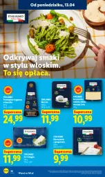 Gazetka promocyjna Lidl - Gazetka ważna od 13.04 do 15.04 - Gazetka - ważna od 15.04 do 15.04.2026 - strona 36 - produkty: Ser, Burrata, Kawa, Mascarpone, Pecorino